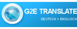 Logo G2E TRANSLATE