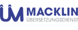 Logo &Uuml;bersetzungsdienst 'Macklin' G