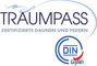 """TRAUMPASS - DIN-Geprüft""-Zeichen"