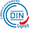 "Certification mark ""DIN-Geprüft ein