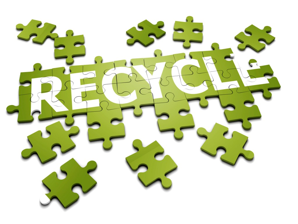 Produkte aus recyceltem Material