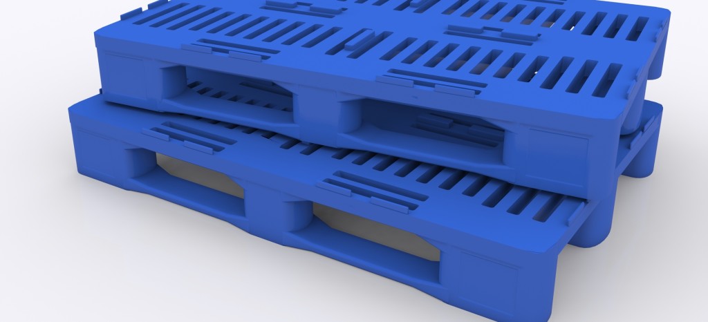 Hygienepaletten aus Polyethylen / EURO H1-Paletten
