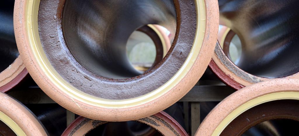 Steinzeugrohre, Formstücke und deren Zubehör