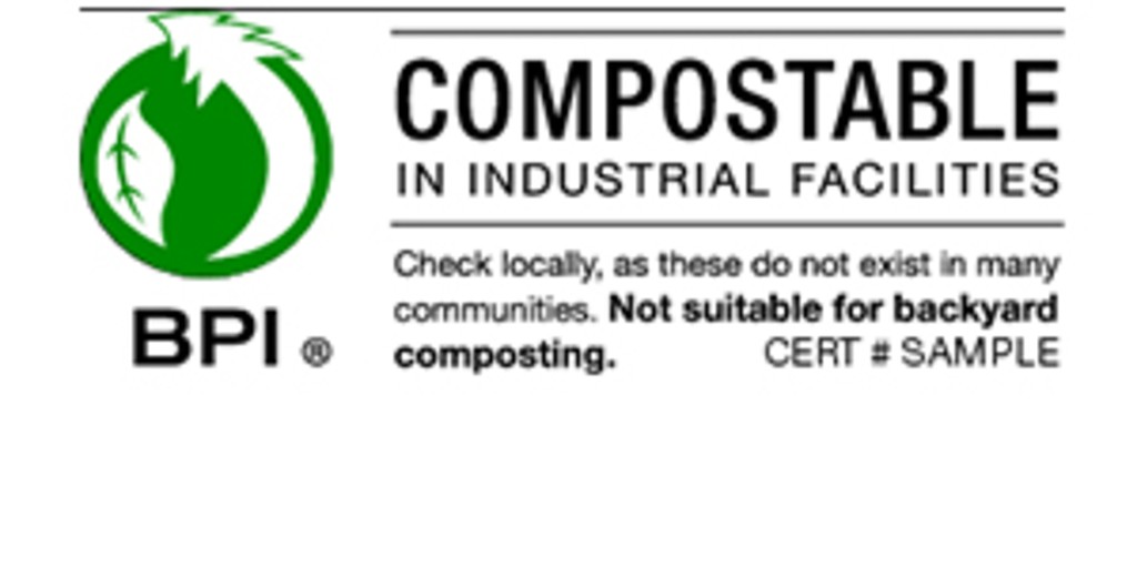 BPI compostable label